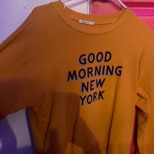 Yellow Crewneck new york